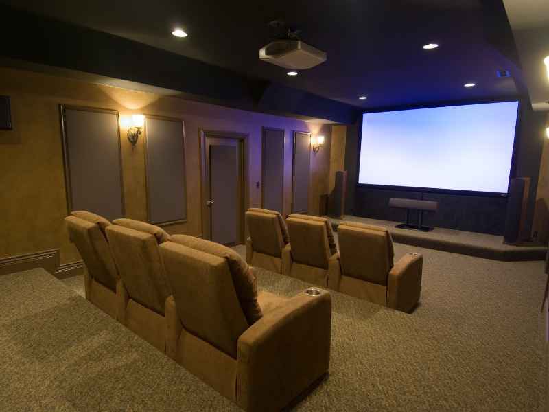 Basement home theater Media PA, Canopy Building Services