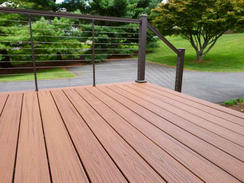 Composite deck for Delco homes, Canopy Building Services
