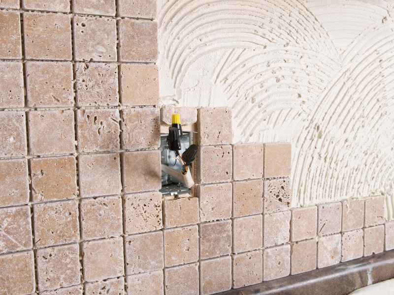 Contrasting grout colors, Canopy Building Services