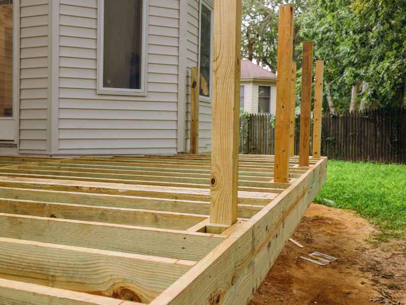 Deck ledger board installation Media PA, Canopy Building Services