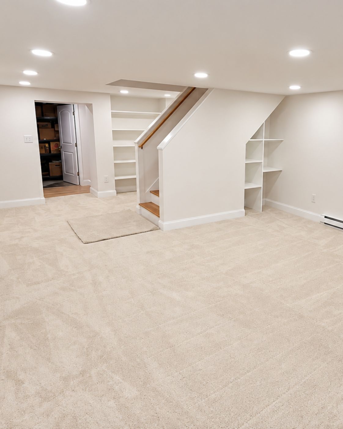 Finished basement renovation by Canopy Building Services in Media, PA