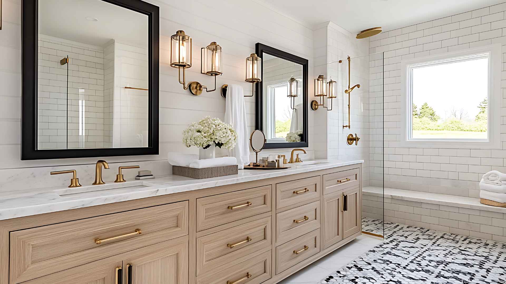 Bathroom vanity installation in Media, PA by Canopy Building Services