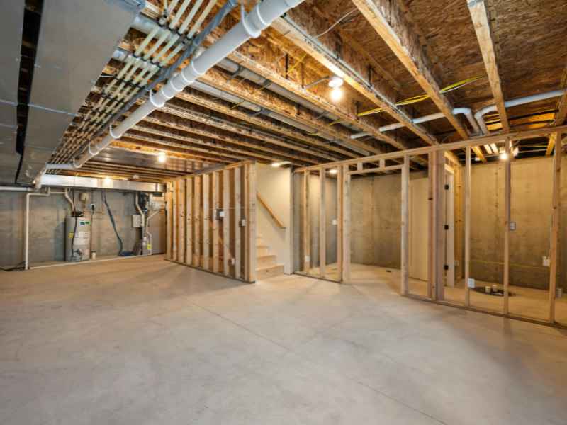 Finished basement by Canopy Building Services in Media, PA