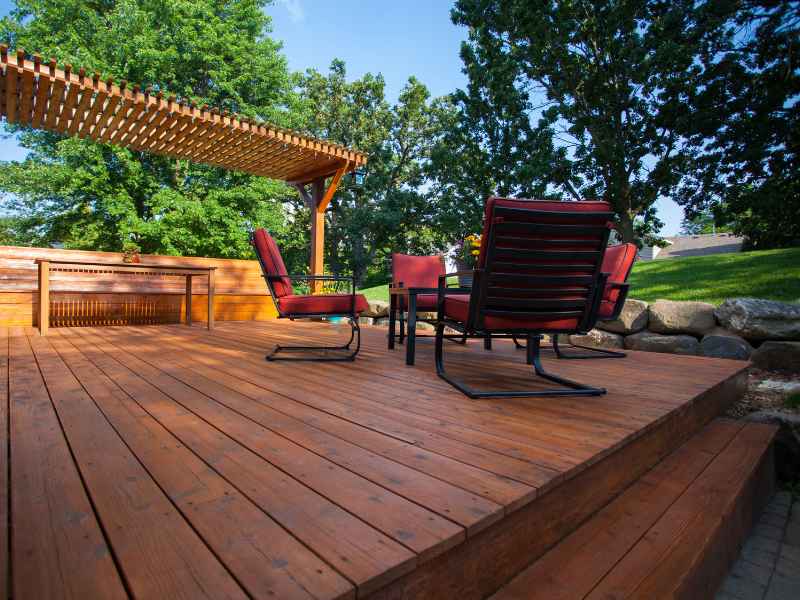 Custom deck built by Canopy Building Services in Media, PA
