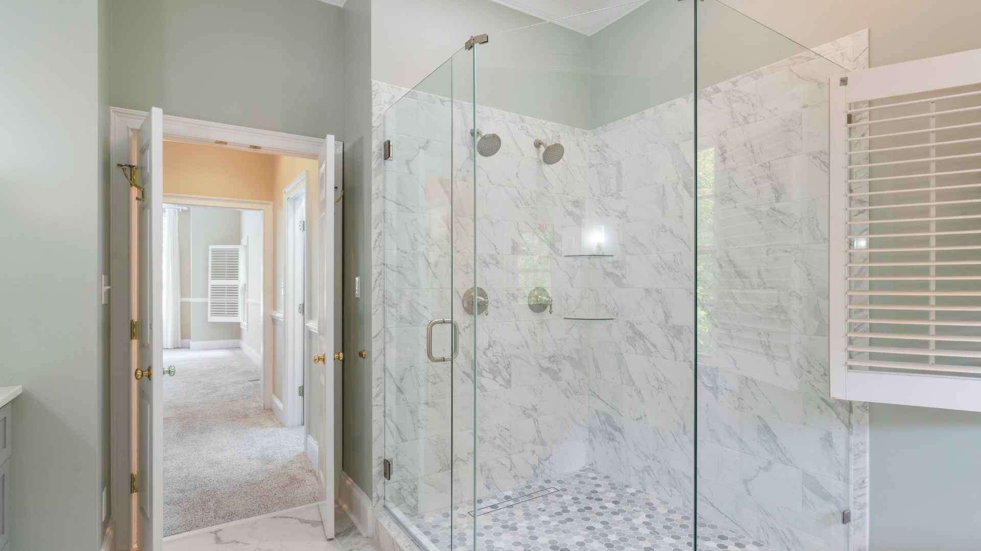 shower footprint determining shower dimensions - Canopy Building Services