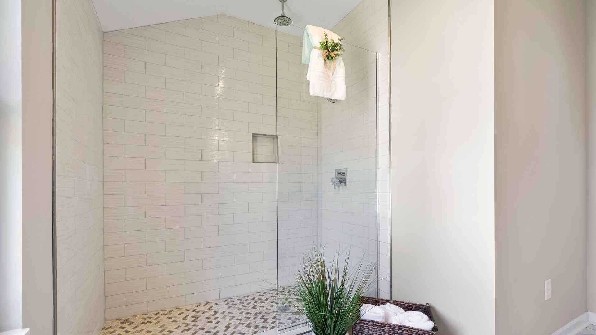 Tub-to-shower conversion in Media, PA by Canopy Building Services